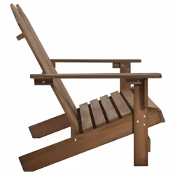 VidaXL 315901 chaise d'extérieur Terrace Siège rembourré Bois de pin Marron