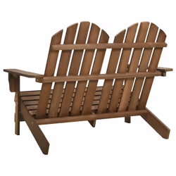 VidaXL 315901 chaise d'extérieur Terrace Siège rembourré Bois de pin Marron - Vue supplémentaire 4