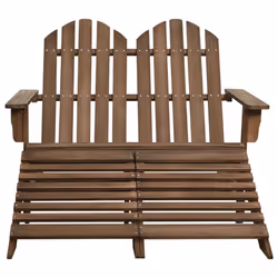 VidaXL 315911 chaise d'extérieur Terrace Siège rembourré Bois de pin Marron