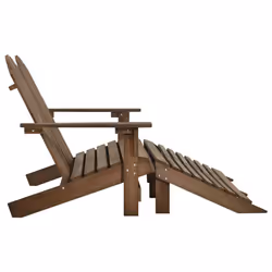 VidaXL 315911 chaise d'extérieur Terrace Siège rembourré Bois de pin Marron