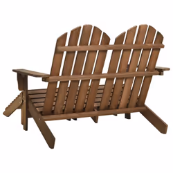 VidaXL 315911 chaise d'extérieur Terrace Siège rembourré Bois de pin Marron - Vue supplémentaire 4