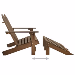 VidaXL 315911 chaise d'extérieur Terrace Siège rembourré Bois de pin Marron - Vue supplémentaire 5