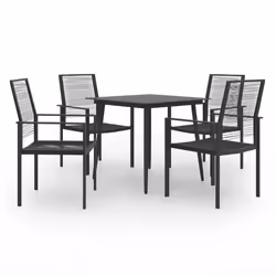 vidaXL Ensemble à manger de jardin 5 pcs - TU