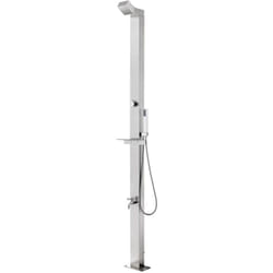 Vidaxl - Douche de jardin 220 cm Acier inoxydable
