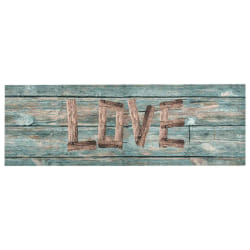 vidaXL Tapis de cuisine lavable Love 60x300 cm - TU