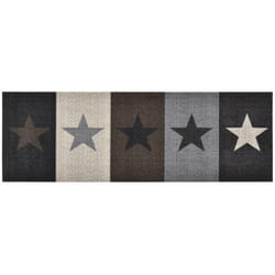 Tapis de sol de cuisine lavable Étoile 45x150 cm