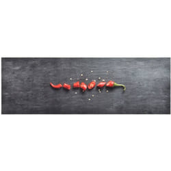 vidaXL Tapis de sol de cuisine lavable Poivre 45x150 cm