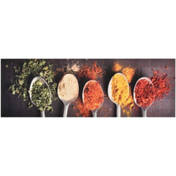 vidaXL Tapis de cuisine lavable Cuillères 45x150 cm