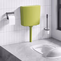 Ce réservoir de wc pratique, qui convient à toutes les cuvettes régulières, sera idéal pour les maisons familiales, les resta ...