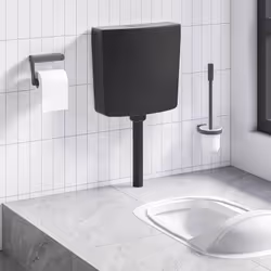 Ce réservoir de wc pratique, qui convient à toutes les cuvettes régulières, sera idéal pour les maisons familiales, les resta ...