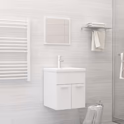 VidaXL 804773, Blanc, Bois, 410 mm, 385 mm, 460 mm, 40 cm