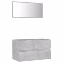 VidaXL 804885, Gris, Bois, 800 mm, 385 mm, 450 mm, 80 cm