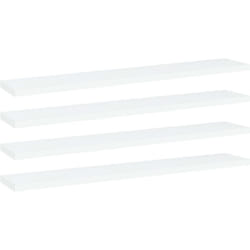 Vidaxl - Panneaux de bibliothèque 4 pcs blanc bois d'ingénierie