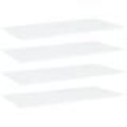 vidaXL Panneaux de bibliothèque 4 pcs blanc bois d’ingénierie