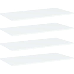 Vidaxl - Panneaux de bibliothèque 4 pcs blanc bois d'ingénierie