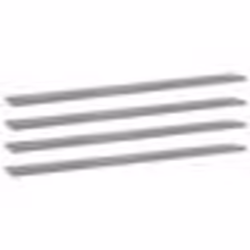 vidaXL Panneaux de bibliothèque 4 pcs gris béton bois d’ingénierie