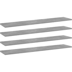 Vidaxl - Panneaux de bibliothèque 4 pcs gris béton bois d'ingénierie