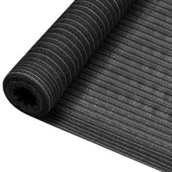 vidaXL Filet brise-vue Anthracite 1,5x50 m PEHD 195 g/m²