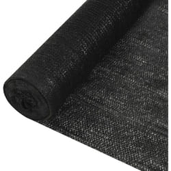 Vidaxl - Filet brise-vue Noir 1x50 m pehd 195 g/m²