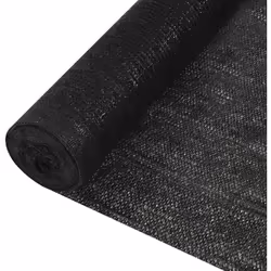 vidaXL Filet brise-vue Noir 1,2x25 m PEHD 195 g/m²