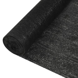 vidaXL Filet brise-vue Noir 1,5x10 m PEHD 195 g/m² - TU