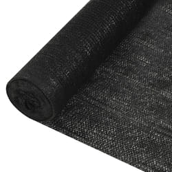 vidaXL Filet brise-vue Noir 2x10 m PEHD 195 g/m² - TU