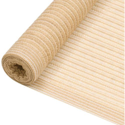 Filet brise-vue Beige 1,2x10 m pehd 75 g/m² Vidaxl