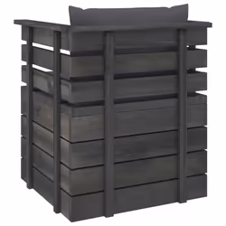 VidaXL 3061719 banc de jardin Bois, Tissu, Polyester - Vue supplémentaire 5