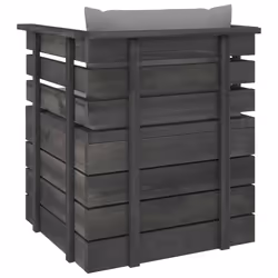 VidaXL 3061720 banc de jardin Bois, Tissu, Polyester - Vue supplémentaire 5
