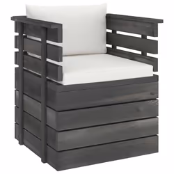 VidaXL 3061721, Bois, Tissu, Polyester, Adultes et enfants, 6 cm, 60 cm, 60 cm
