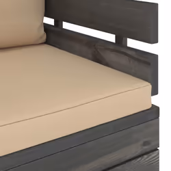 VidaXL 3061722 banc de jardin Bois, Tissu, Polyester - Vue supplémentaire 6