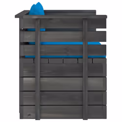 VidaXL 3061723 banc de jardin Bois, Tissu, Polyester - Vue supplémentaire 4