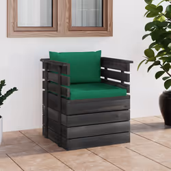 VidaXL 3061724 banc de jardin Bois, Tissu, Polyester - Vue supplémentaire 2