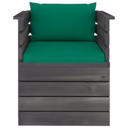 VidaXL 3061724 banc de jardin Bois, Tissu, Polyester - Vue supplémentaire 3