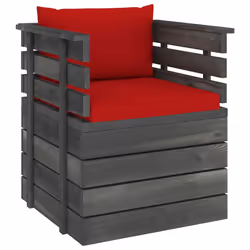 VidaXL 3061725, Bois, Tissu, Polyester, Adultes et enfants, 6 cm, 60 cm, 60 cm