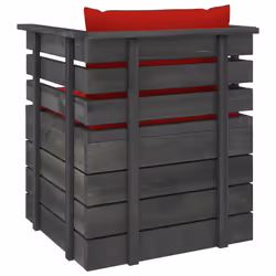 VidaXL 3061725 banc de jardin Bois, Tissu, Polyester - Vue supplémentaire 5