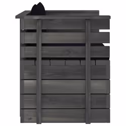VidaXL 3061726 banc de jardin Bois, Tissu, Polyester - Vue supplémentaire 4