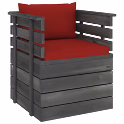VidaXL 3061728, Bois, Tissu, Polyester, Adultes et enfants, 6 cm, 60 cm, 60 cm