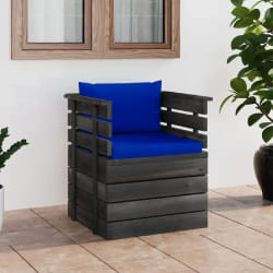 VIDAXL Fauteuil jardin bois de pin