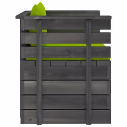 VidaXL 3061730 banc de jardin Bois, Tissu, Polyester - Vue supplémentaire 4