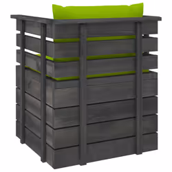 VidaXL 3061730 banc de jardin Bois, Tissu, Polyester - Vue supplémentaire 5