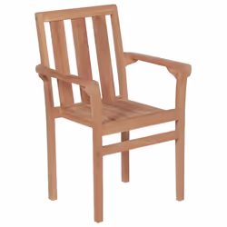 VidaXL 3062217 chaise d'extérieur Terrace Siège rembourré Teck Rouge - Vue supplémentaire 3