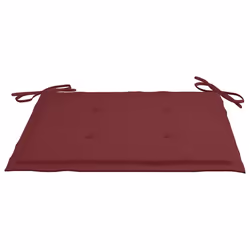 VidaXL 3062217 chaise d'extérieur Terrace Siège rembourré Teck Rouge - Vue supplémentaire 8