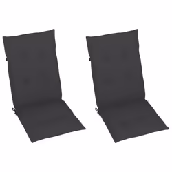 VidaXL 3062376 chaise d'extérieur Terrace Siège rembourré Teck Anthracite - Vue supplémentaire 6