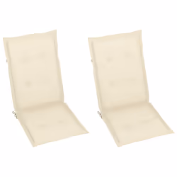 VidaXL 3062378 chaise d'extérieur Terrace Siège rembourré Teck Crème - Vue supplémentaire 6