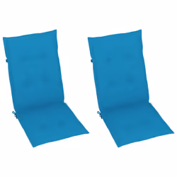 VidaXL 3062380 chaise d'extérieur Terrace Siège rembourré Teck Bleu - Vue supplémentaire 6