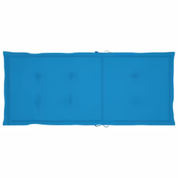 VidaXL 3062380 chaise d'extérieur Terrace Siège rembourré Teck Bleu - Vue supplémentaire 8