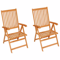 VidaXL 3062381 chaise d'extérieur Terrace Siège rembourré Teck Vert