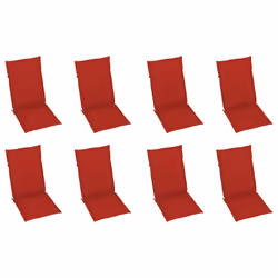 VidaXL 3062382 chaise d'extérieur Terrace Siège rembourré Teck Rouge - Vue supplémentaire 5