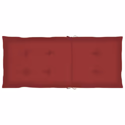 VidaXL 3062385 chaise d'extérieur Terrace Siège rembourré Teck Rouge - Vue supplémentaire 8